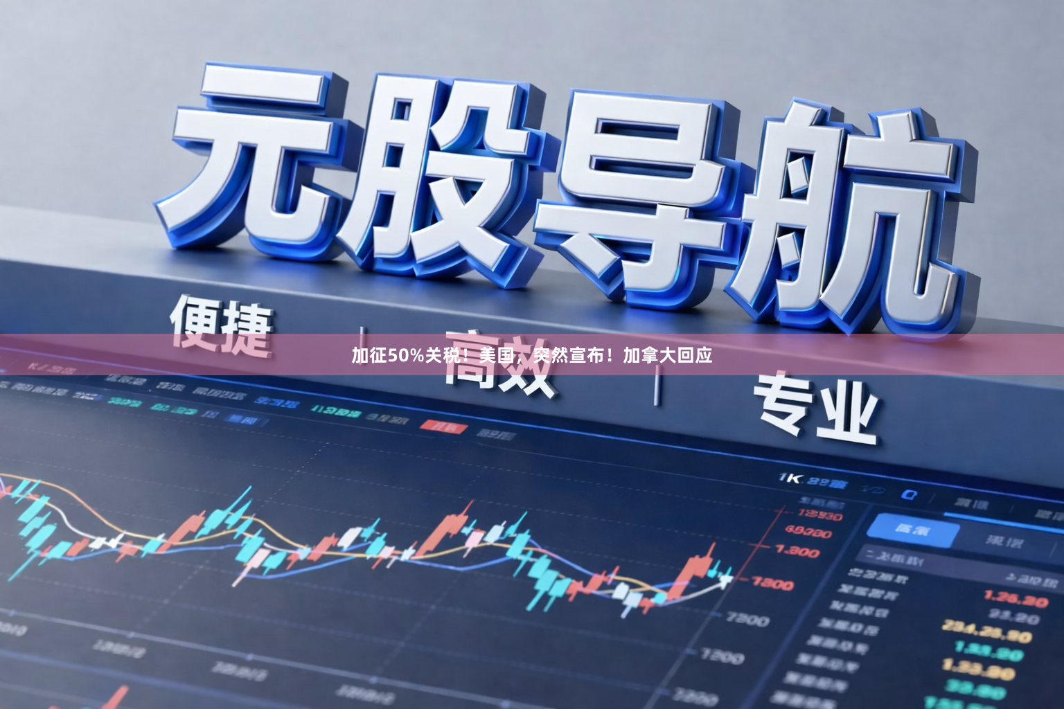 加征50%关税！美国，突然宣布！加拿大回应