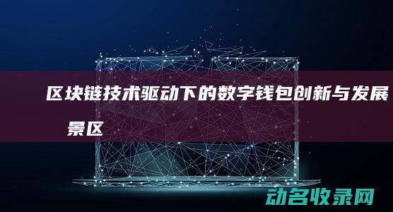 区块链技术驱动下的数字钱包创新与发展前景 (区块链技术驱动金融 pdf)